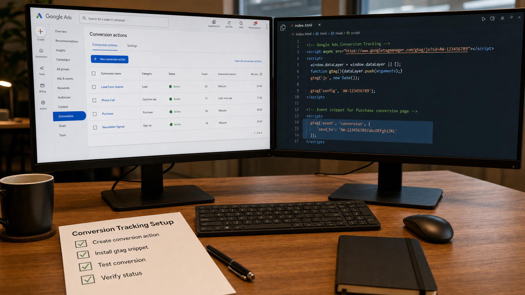 Conversion Tracking Setup