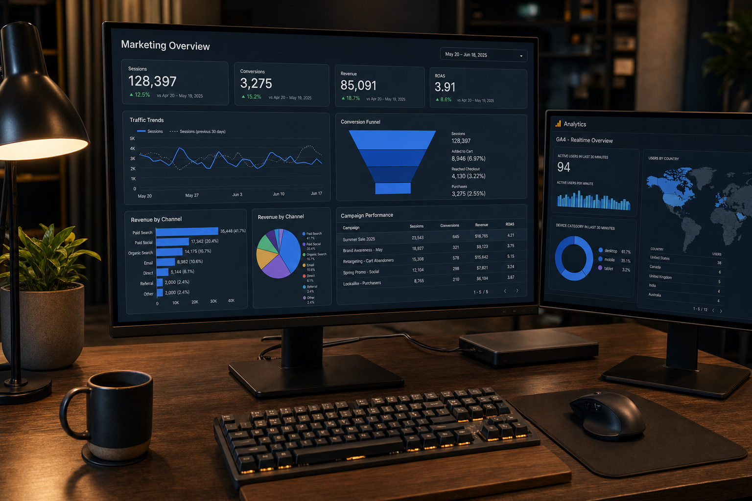 Custom Analytics and Reporting