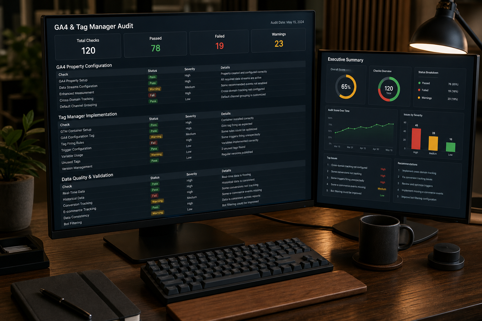GTM and GA4 Audit
